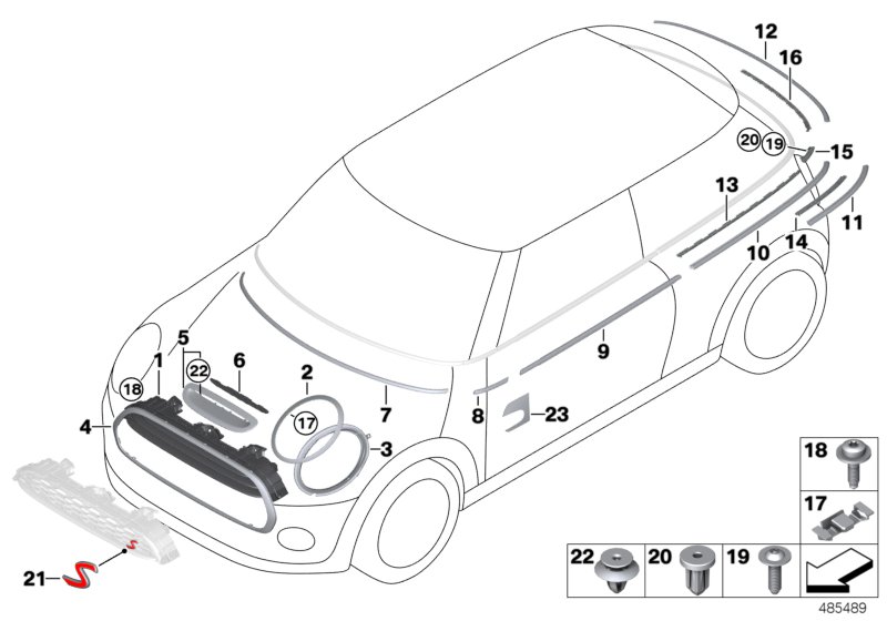 Car part diagram