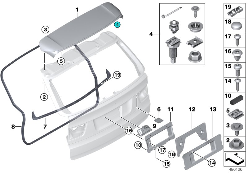 Car part diagram