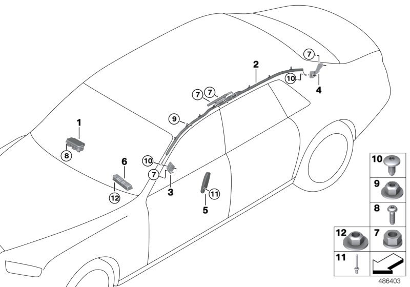 Car part diagram