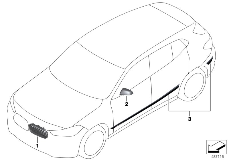 Car part diagram