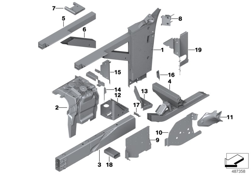 Car part diagram