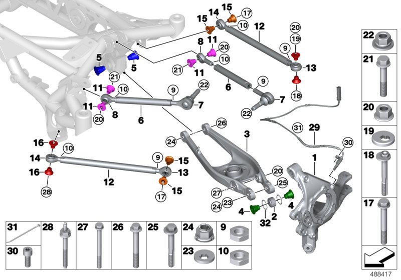Car part diagram