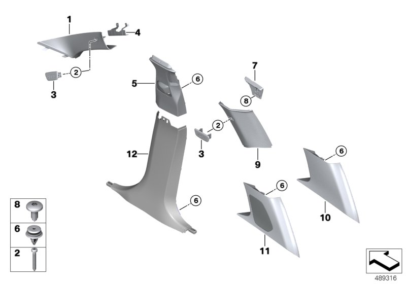 Car part diagram