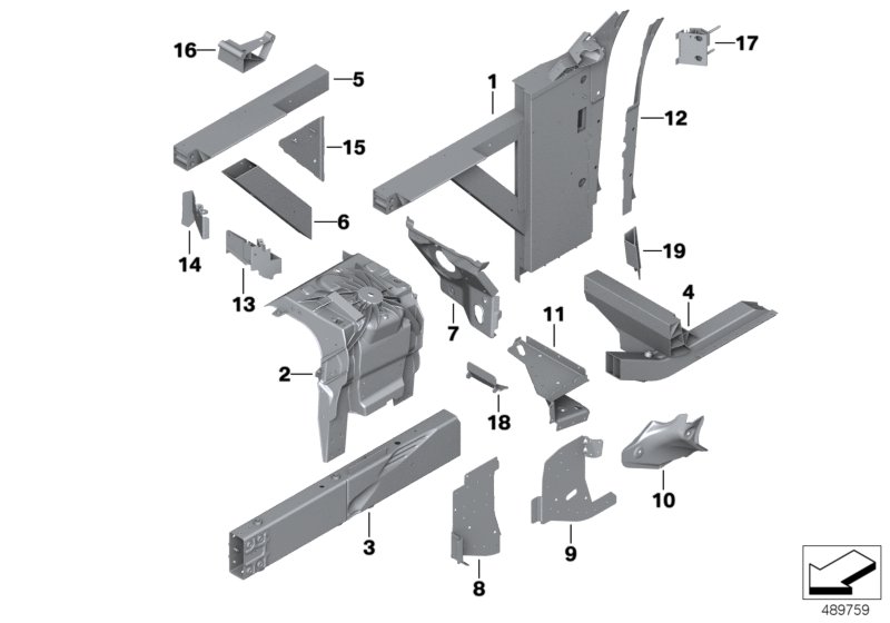 Car part diagram