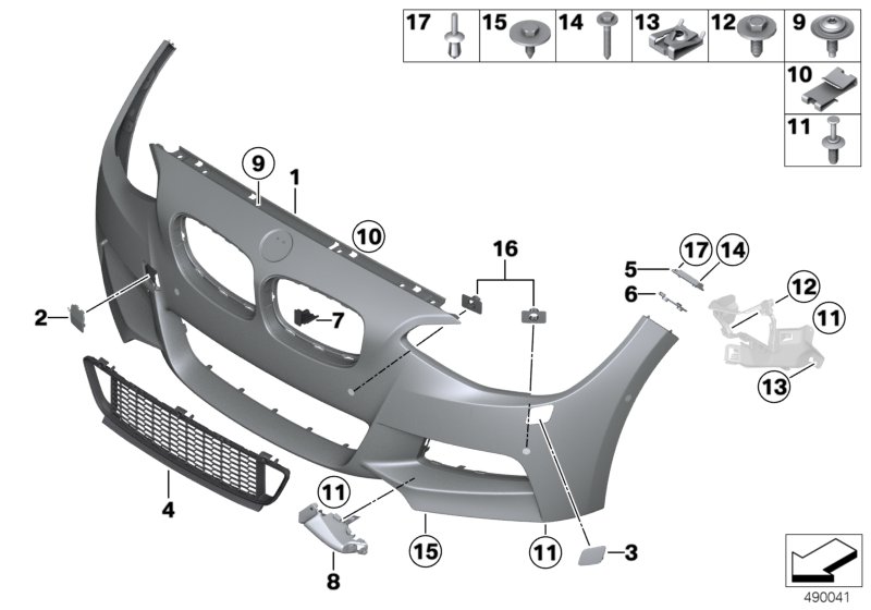 Car part diagram