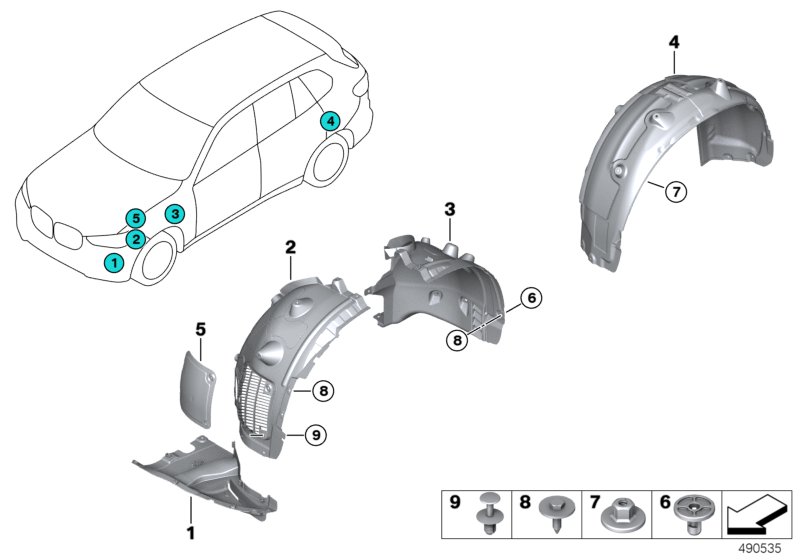 Car part diagram