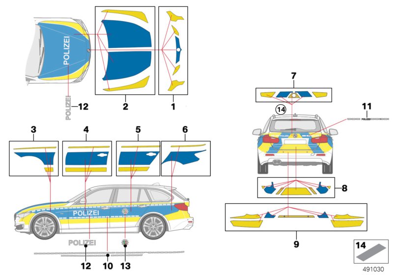Car part diagram