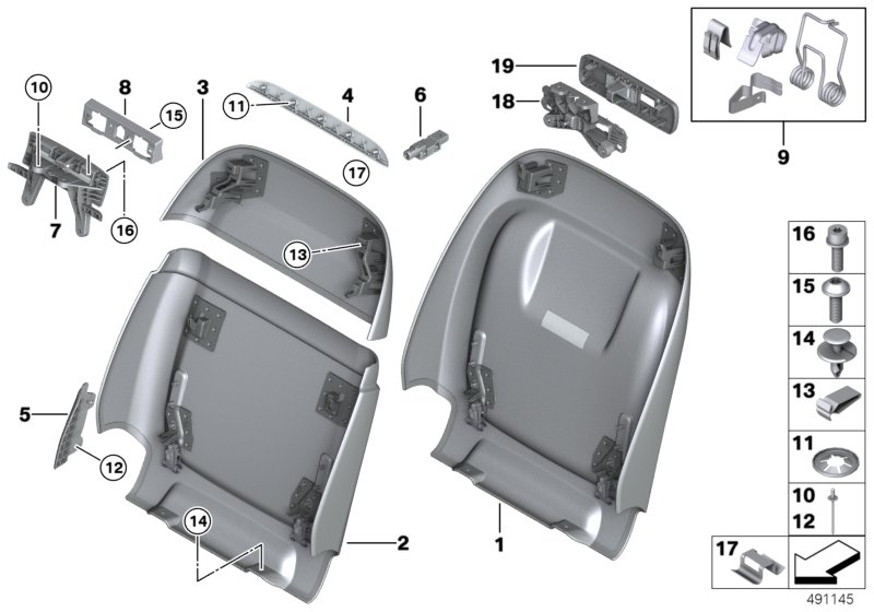 Car part diagram