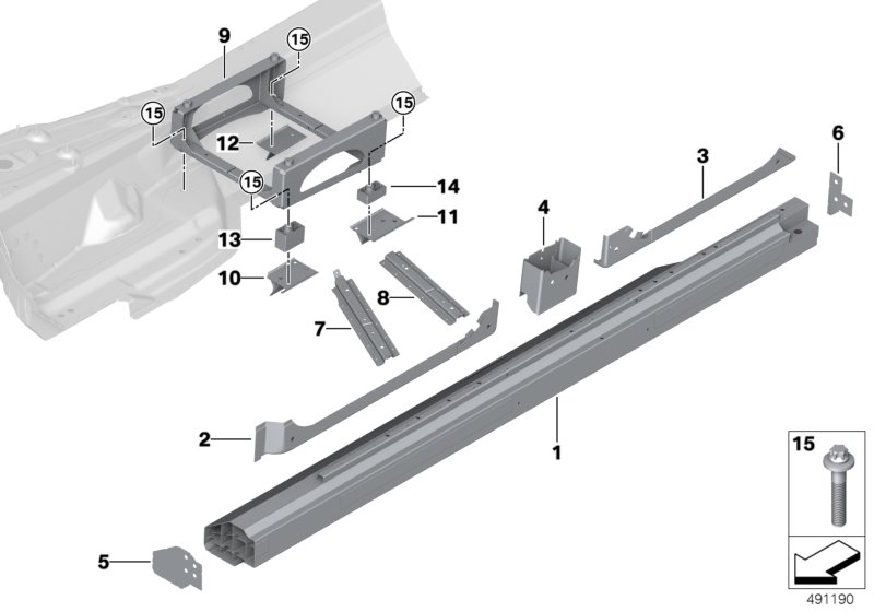 Car part diagram