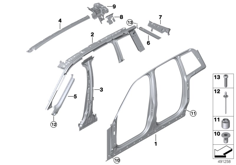 Car part diagram