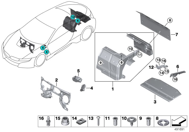 Car part diagram