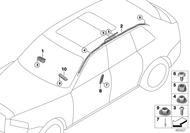 Car part diagram