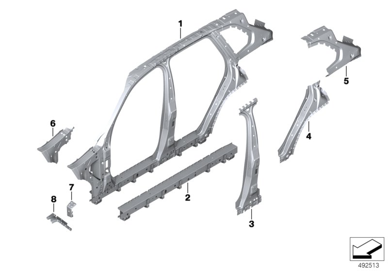 Car part diagram