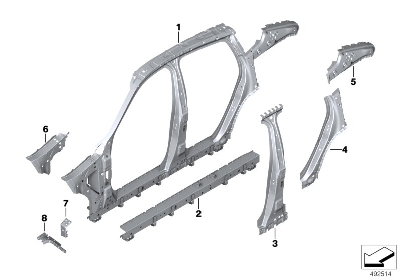 Car part diagram