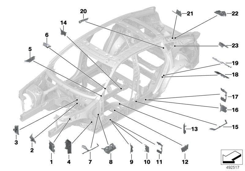 Car part diagram