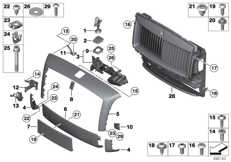 Car part diagram