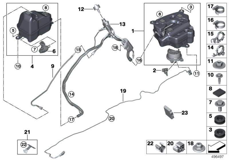 Car part diagram