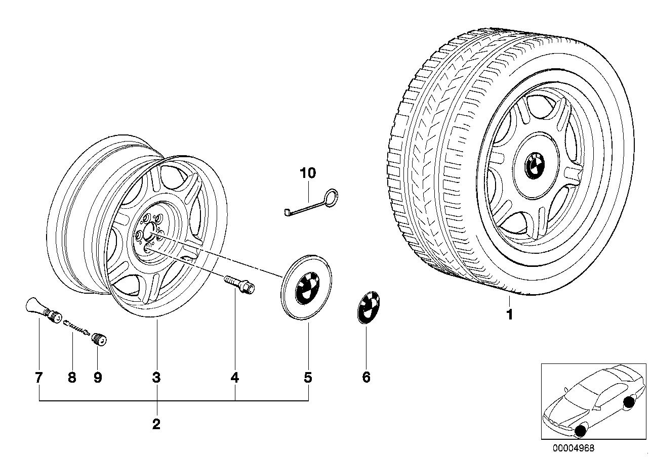 Car part diagram