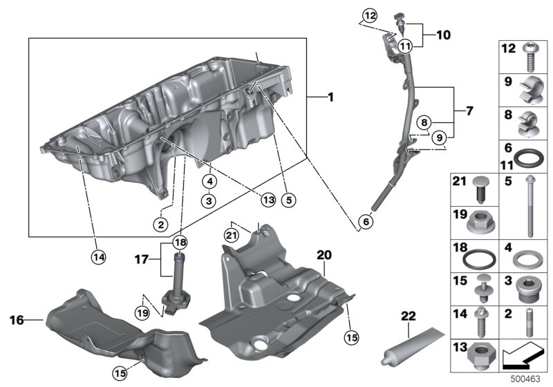 Car part diagram