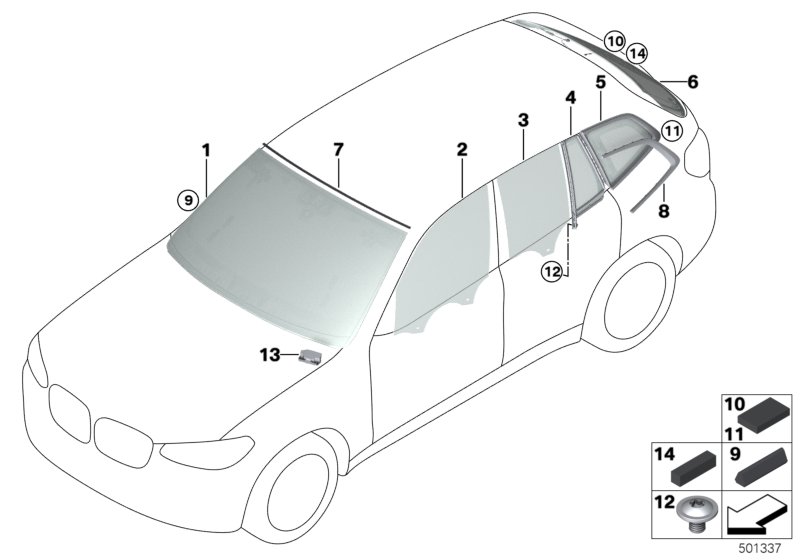 Car part diagram