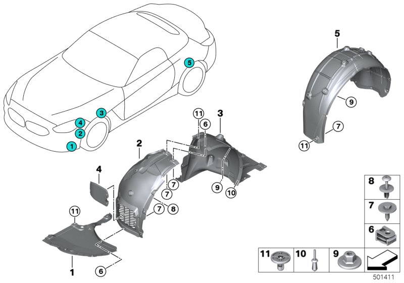 Car part diagram