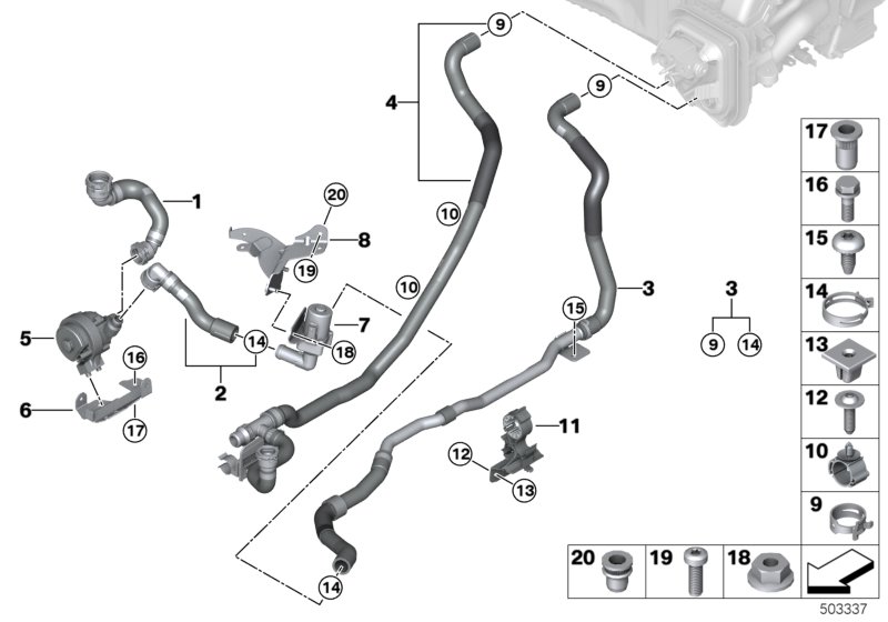 Car part diagram
