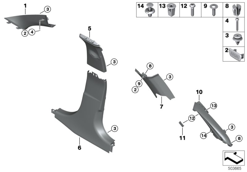 Car part diagram