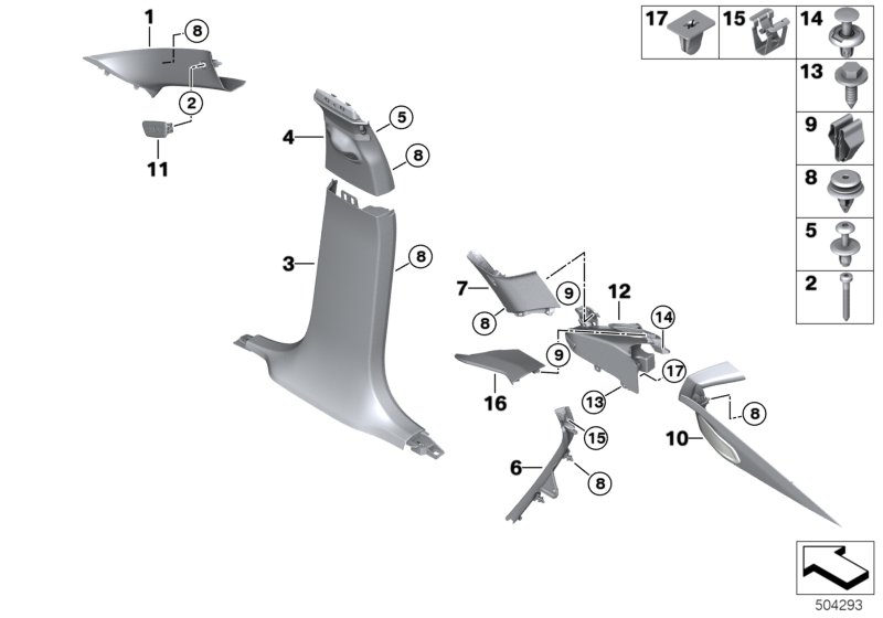 Car part diagram