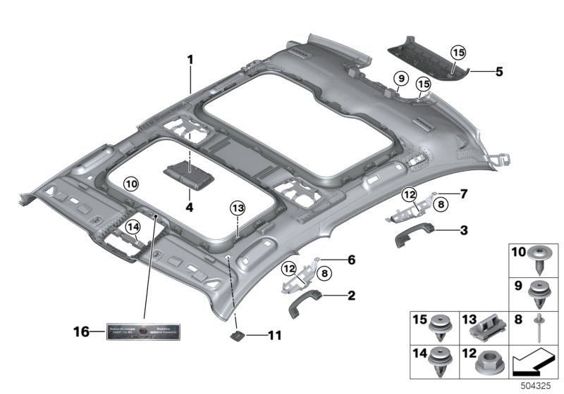 Car part diagram