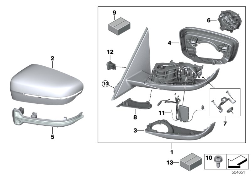 Car part diagram
