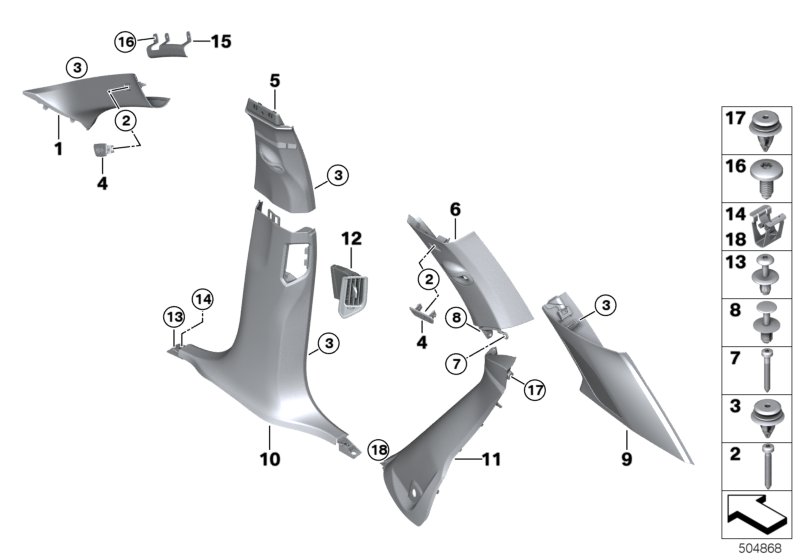 Car part diagram