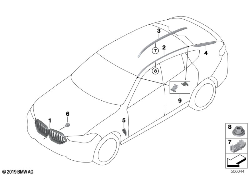 Car part diagram
