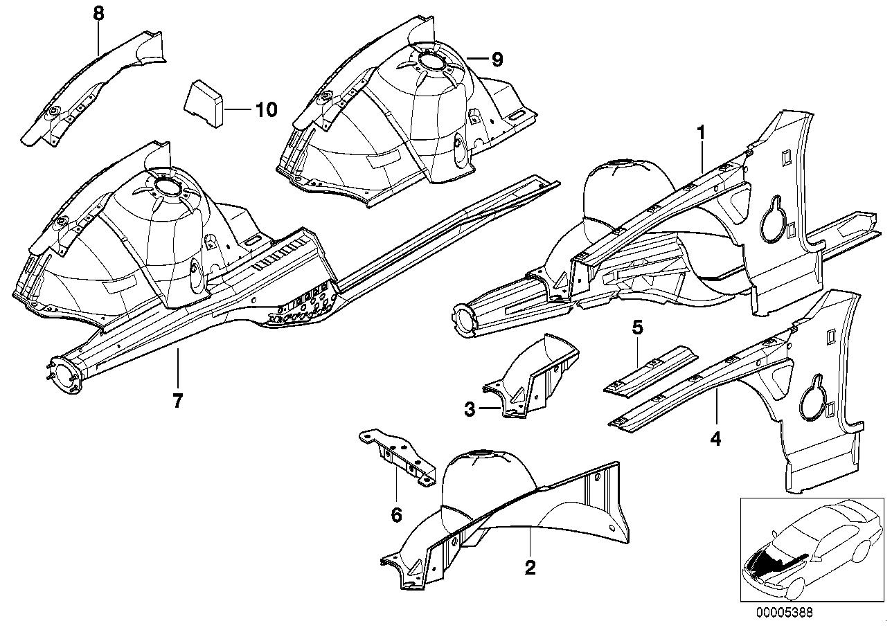 Car part diagram