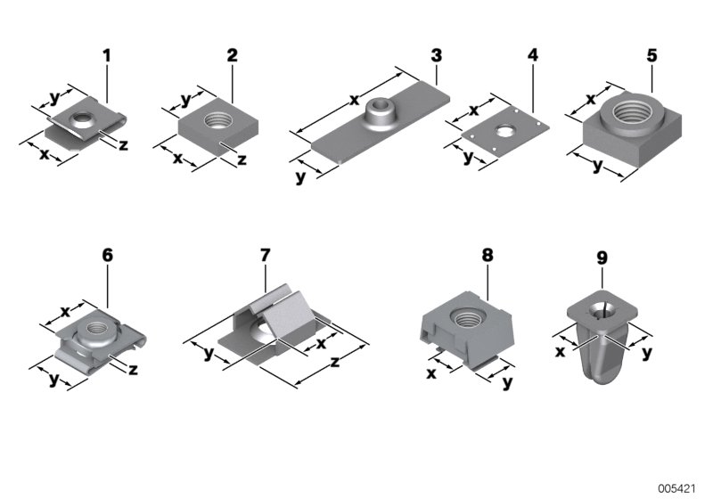 Car part diagram
