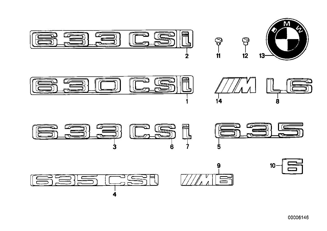 Car part diagram