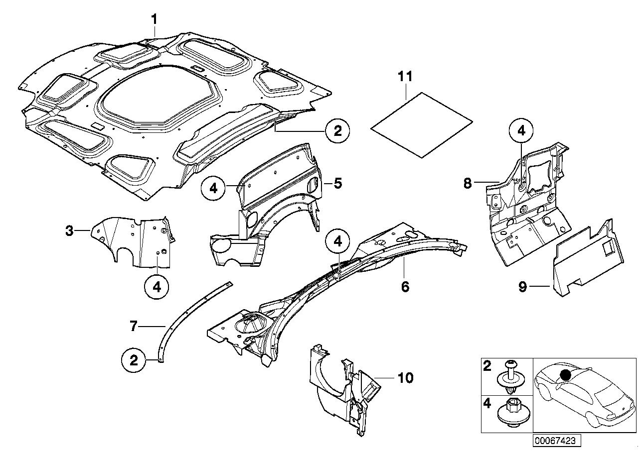 Car part diagram