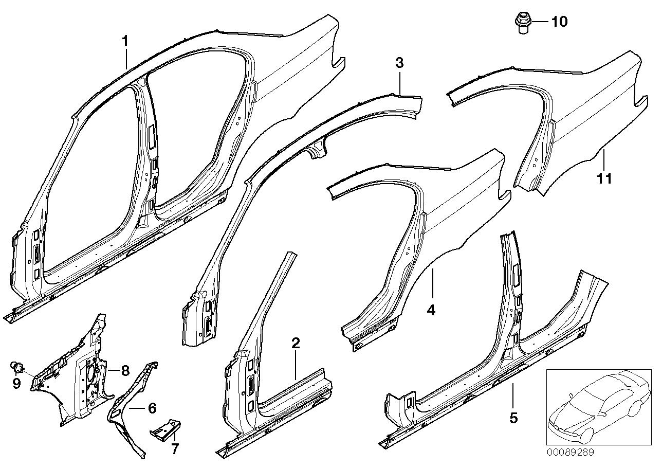 Car part diagram
