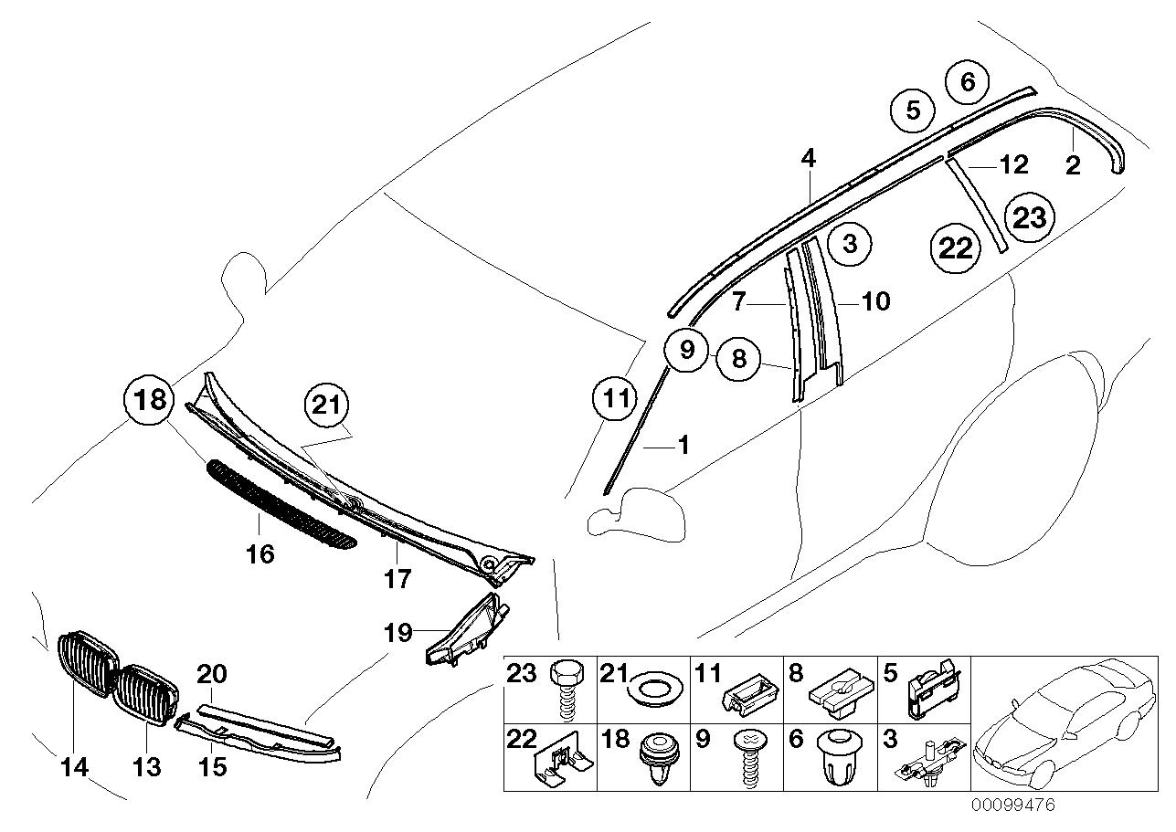 Car part diagram