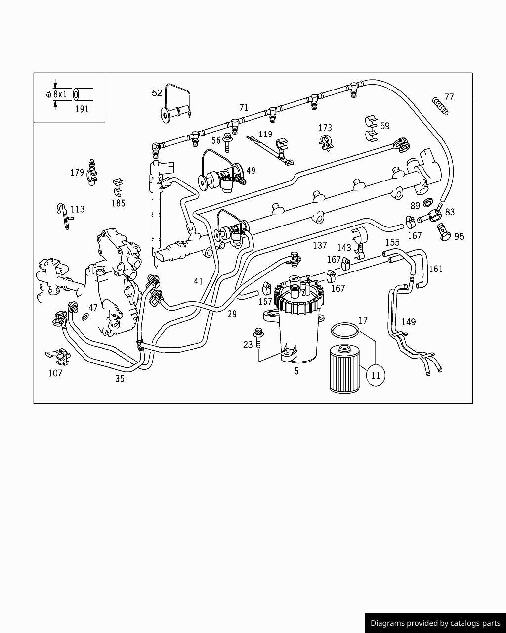 Car part diagram