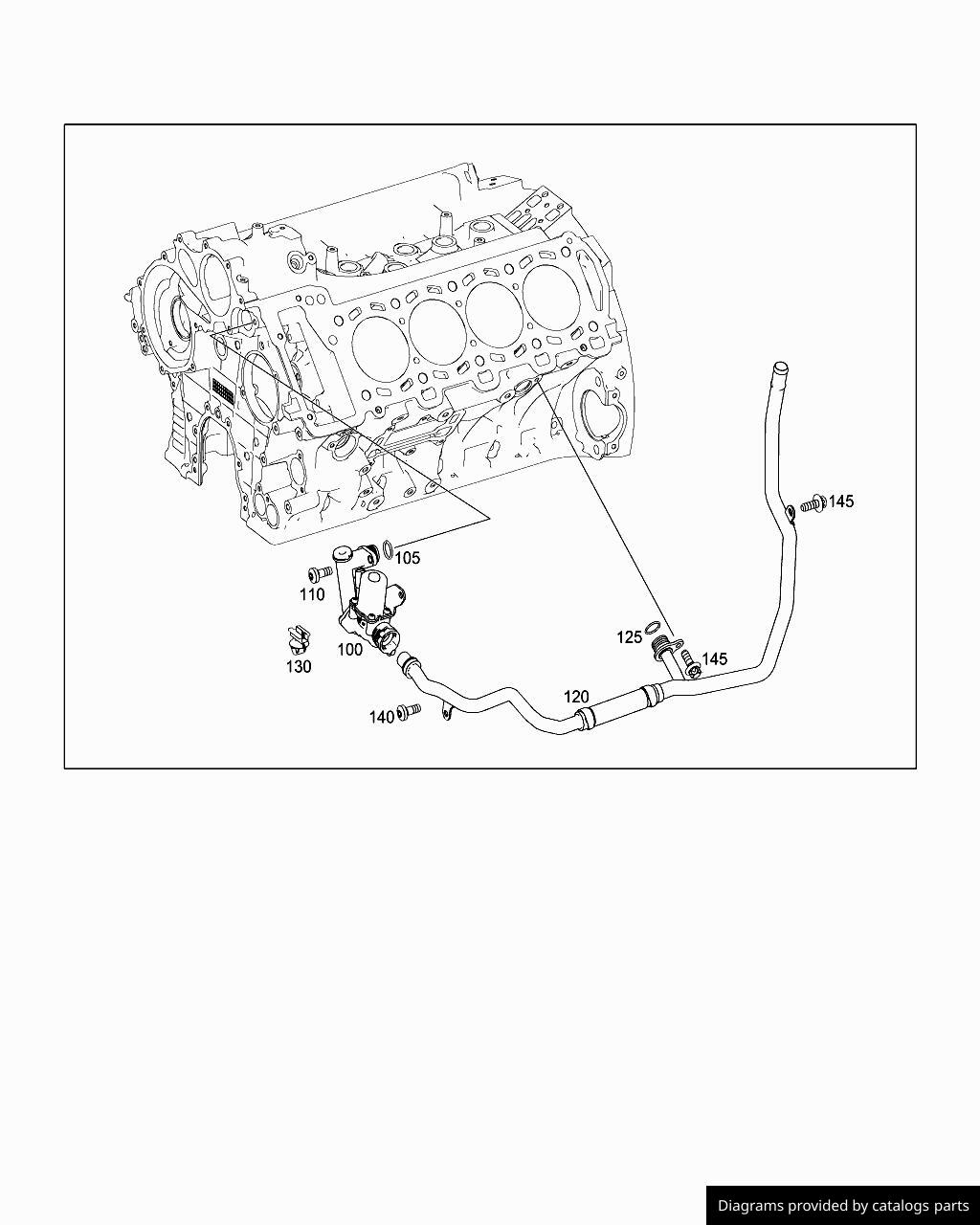 1762002 Mercedes Benz Feed Line A1762000252 - LLLParts