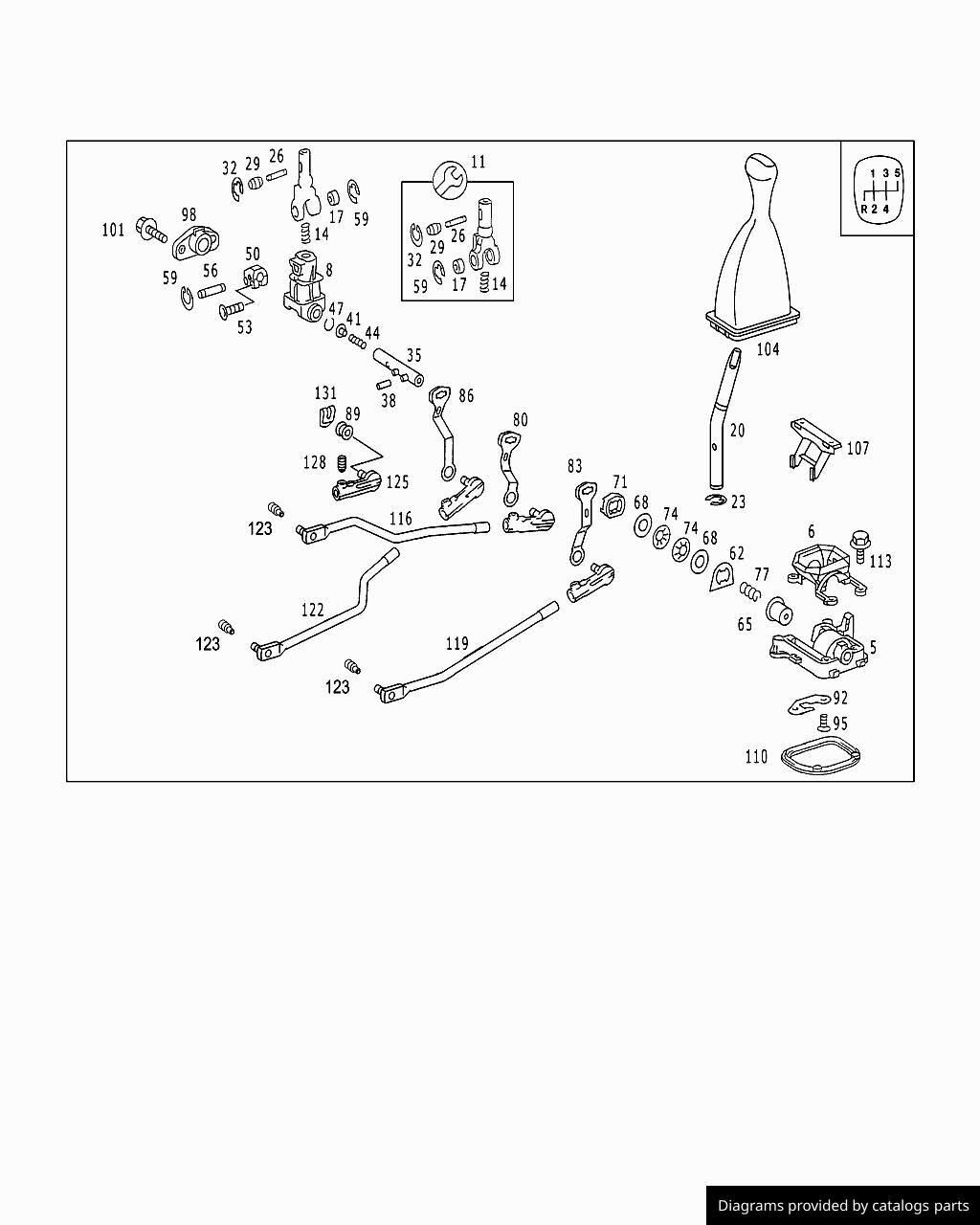 Car part diagram