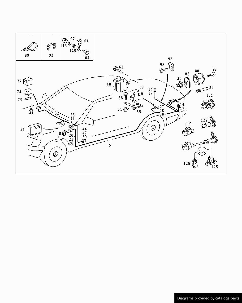 Car part diagram