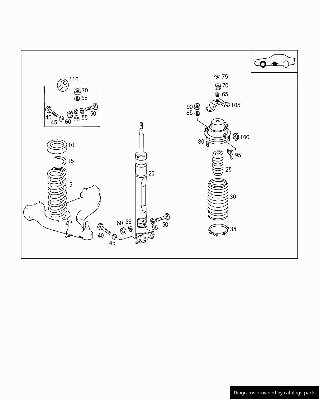 Car part diagram