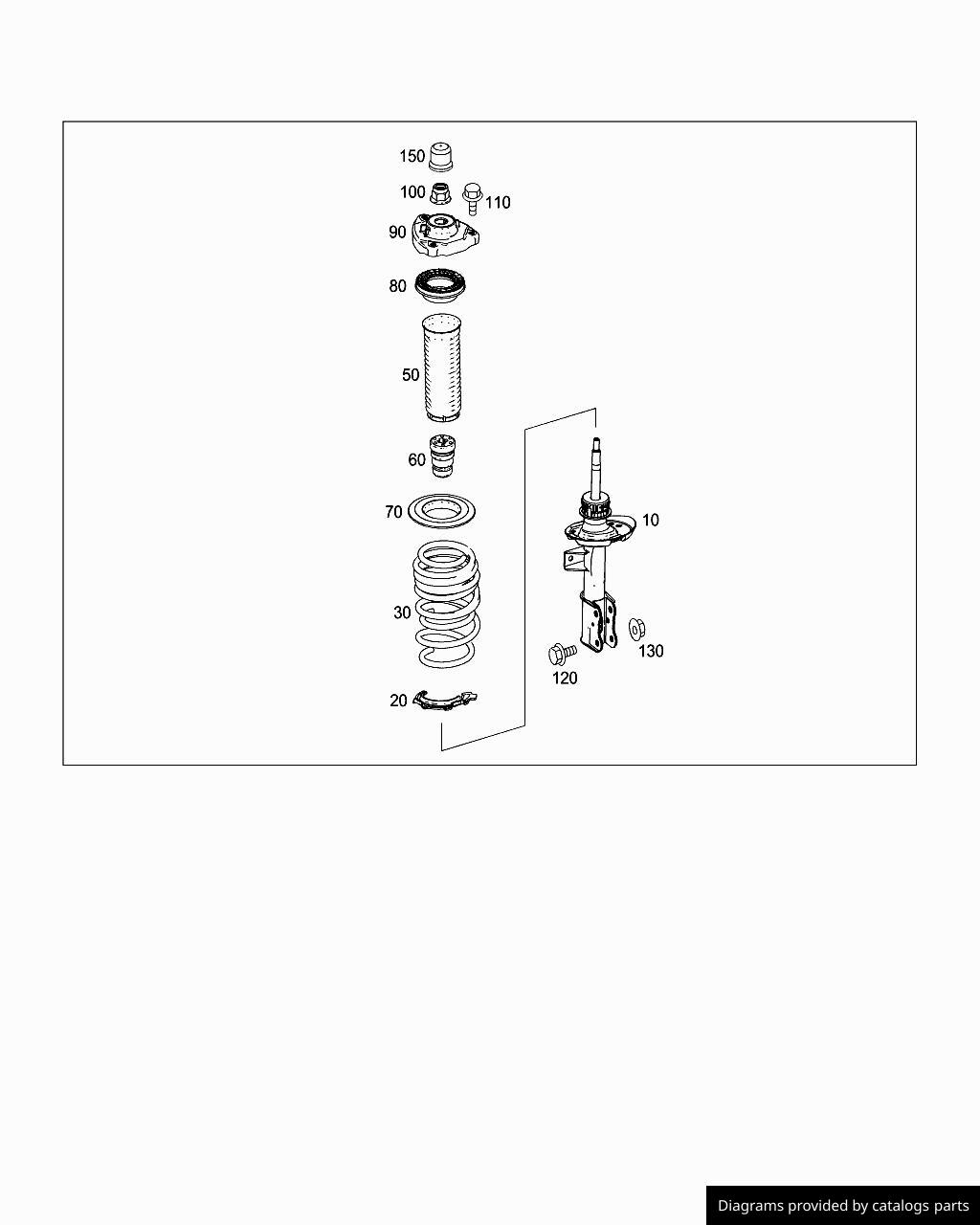 Mercedes Benz Coil Spring A1563213404 - LLLParts