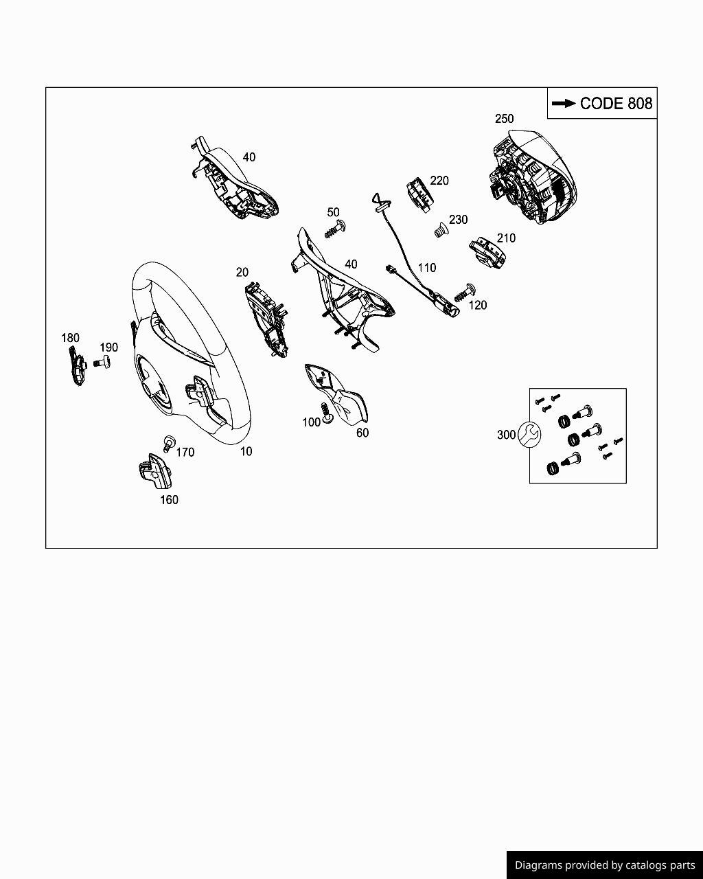 Car part diagram