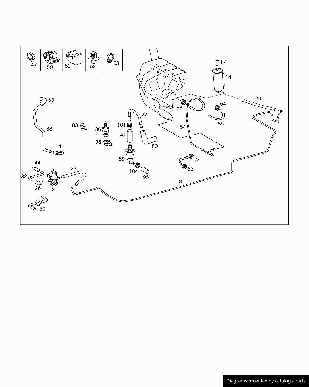 Car part diagram