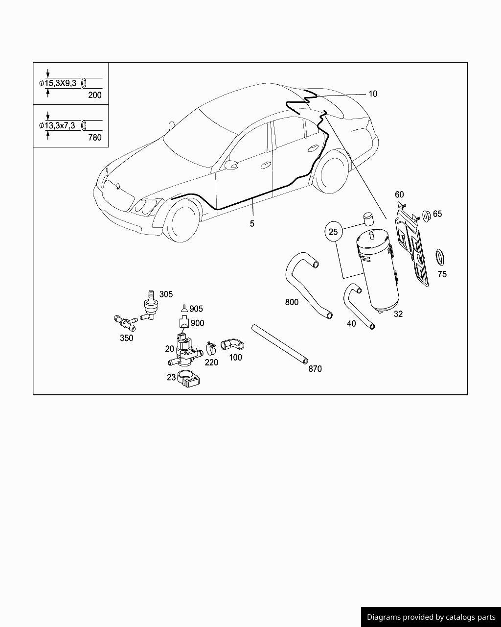 Car part diagram