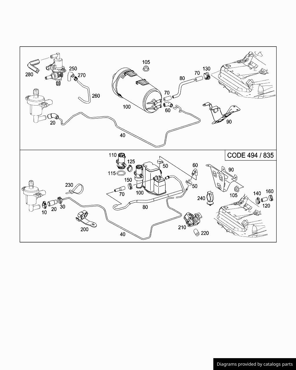Car part diagram