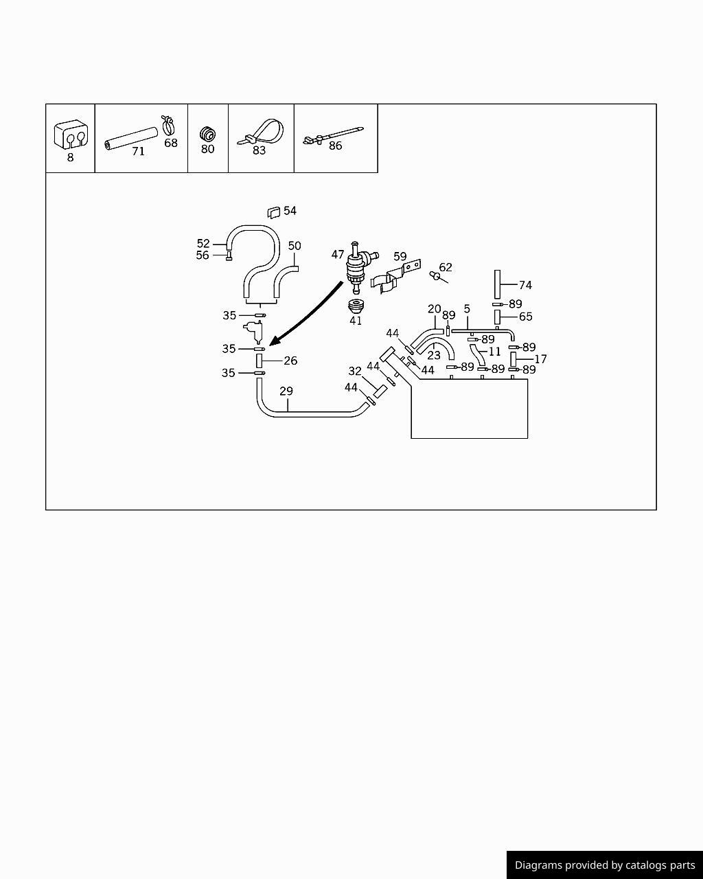 Car part diagram