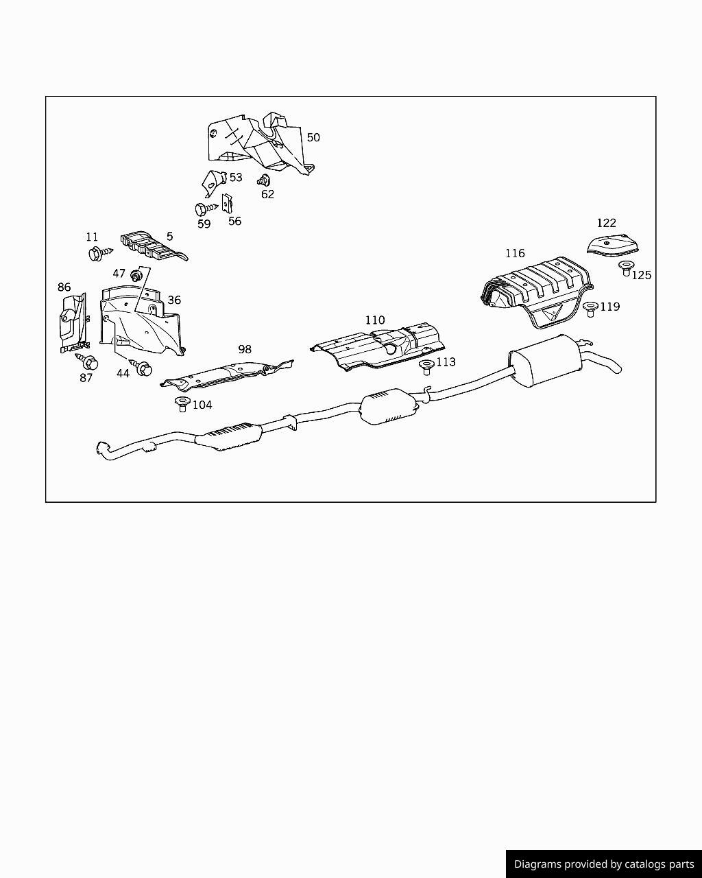 Car part diagram